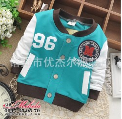 KT36 Áo khoác nỉ bé trai Racing 96 size 8 đến 13kg (khỏang 6 tháng đến 2,5 tuổi)
