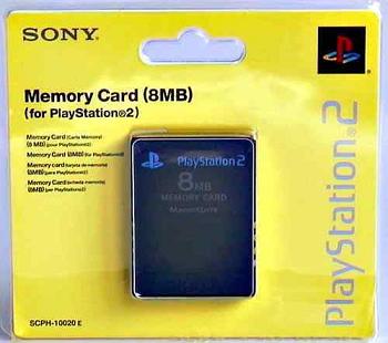 THẺ NHỚ MEMORY CARD 8MB CHO PS2