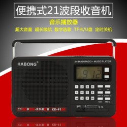 ĐÀI RADIO AM/FM/SW/USB  NGHE NHẠC HABONG KK-F169