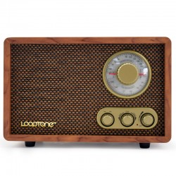 ĐÀI RADIO AM/ FM ĐẶT BÀN VỎ GỖ CỔ ĐIỂN LOOPTONE DSY-R08 BLUETOOTH