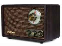 ĐÀI RADIO AM/ FM ĐẶT BÀN VỎ GỖ GIẢ CỔ  NEW DSY-R08 BLUETOOTH