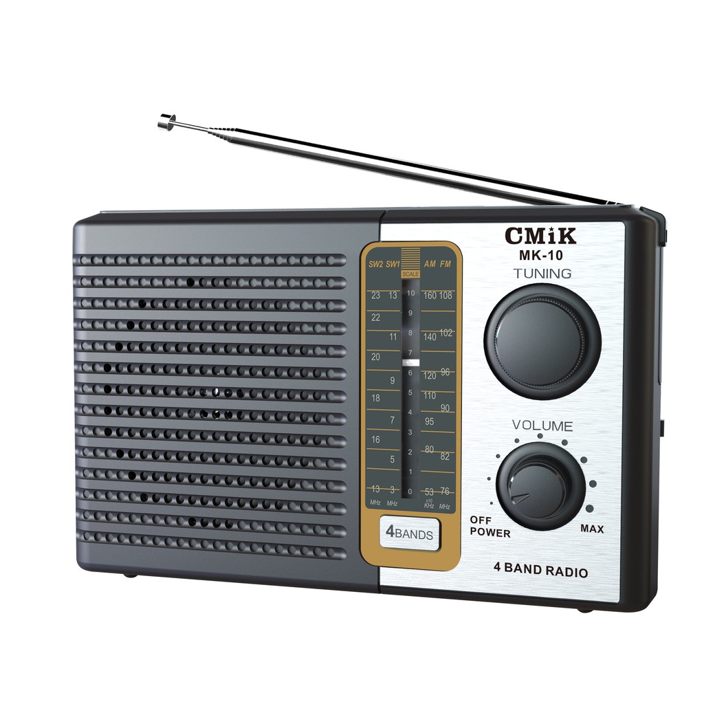 ĐÀI RADIO PIN ĐẠI CẮM ĐIỆN CMiK MK-10 