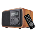 ĐÀI FM BÁO THỨC , BLUETOOTH ,USB , TF card , VỎ GỖ LOCI D-90