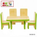 Bộ nội thất bàn ăn bằng tre (màu xanh) Benho  BH3501B 