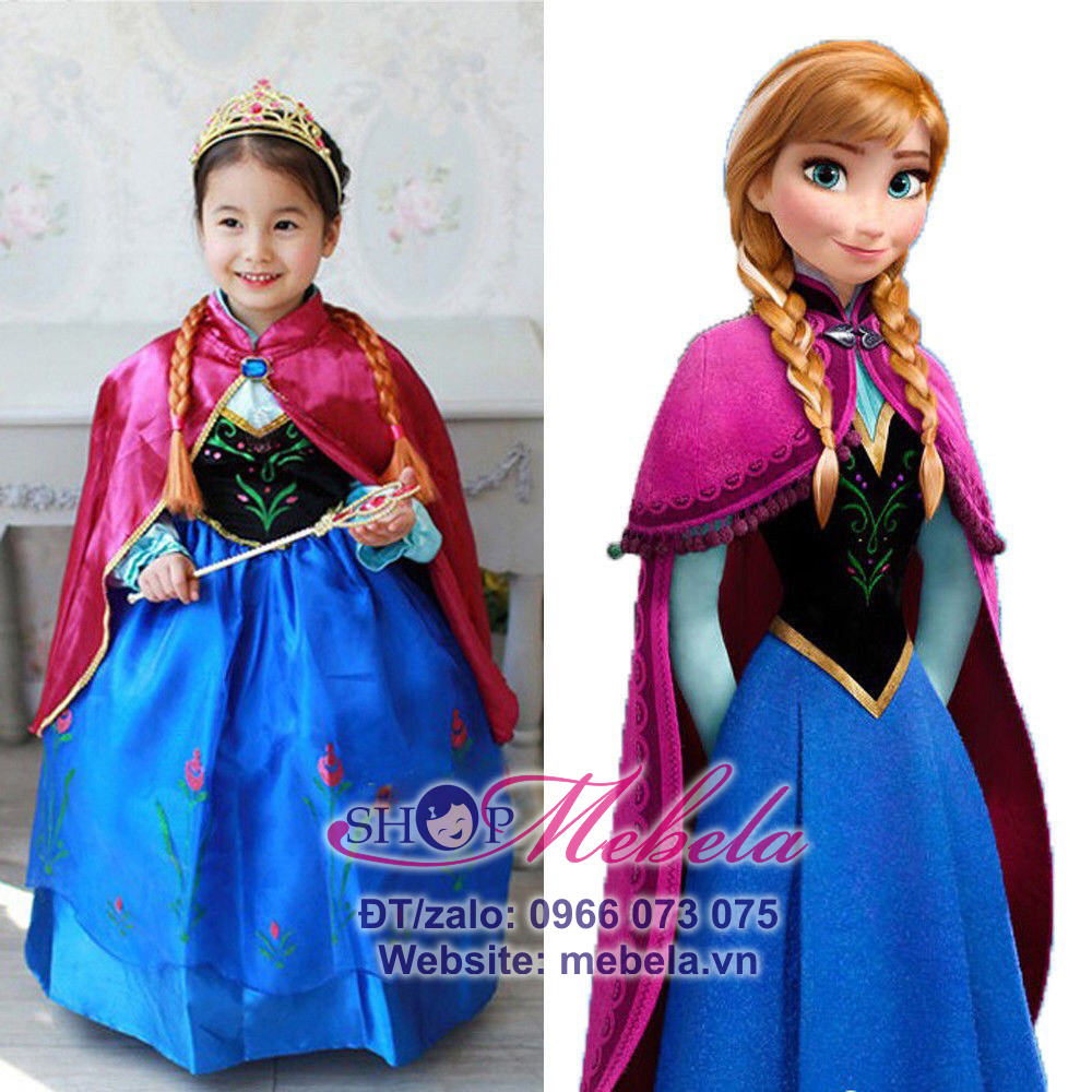 Váy công chúa Anna cho bé