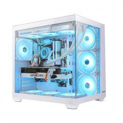 Huntkey - Case S980 EVO FULLVIEW (White)