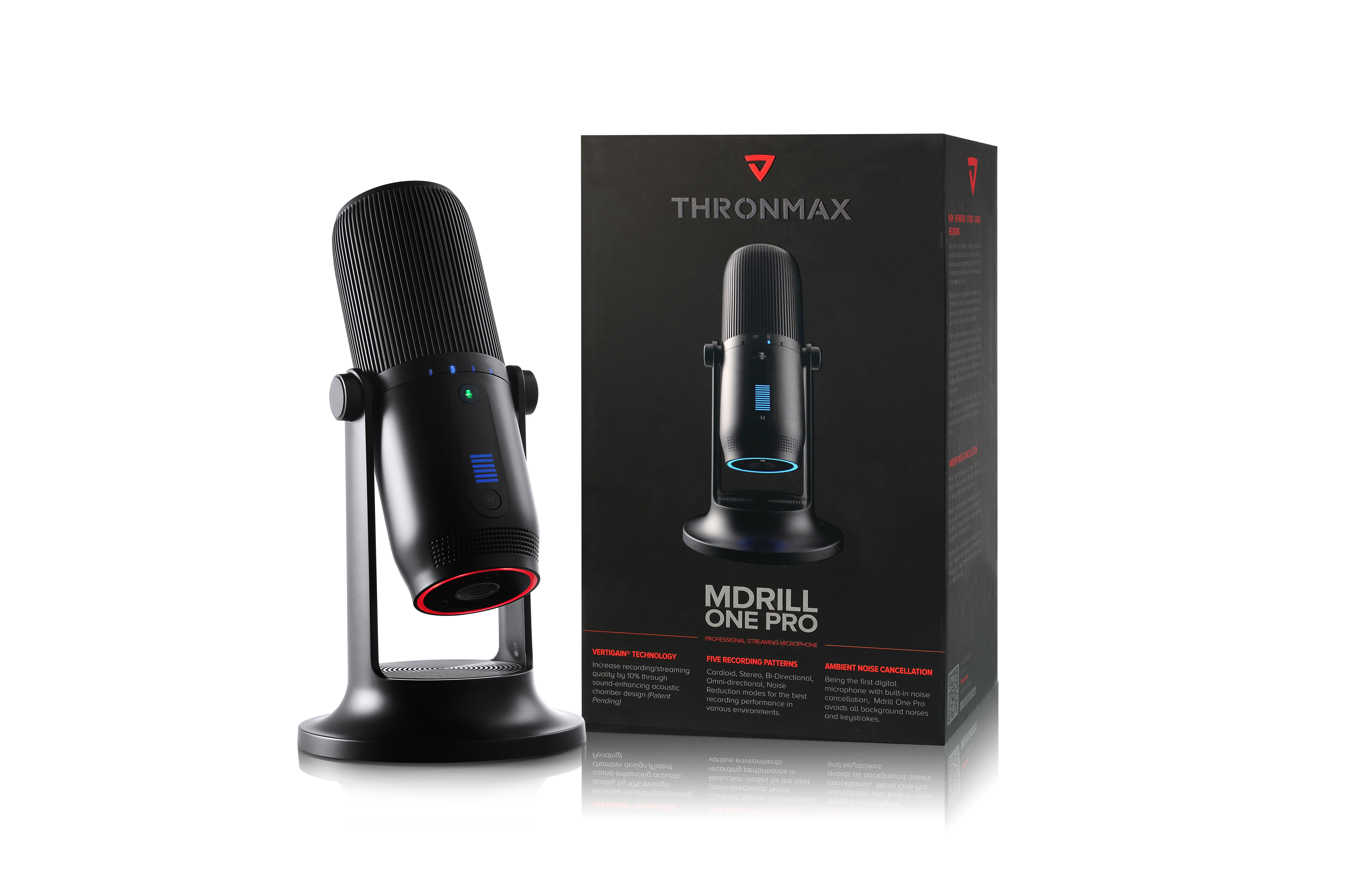 Microphone Thronmax Mdrill One M2 Jet Black