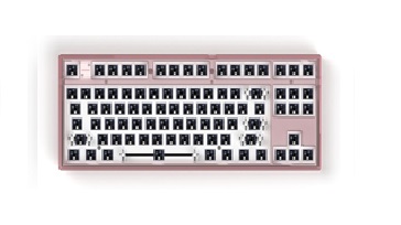 Bộ kit bàn phím cơ FL-ESPORTS K210-MK870 Clear Pink