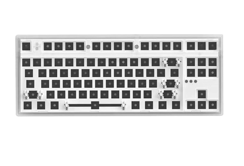 Bộ kit bàn phím cơ K210-MK870 Transparent White