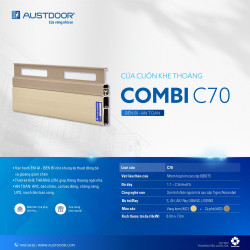 Cửa cuốn siêu thoáng C70